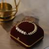 Korean Instagram Design Fashion Versatile Wheat Ear Chain Women's Bracelet Simple and Cold Style Beaded Pearl Style Bracelet