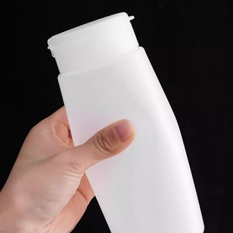 1 KUS 400g Plovoucí víčko Láhev na pudr Talcum Prášek Plnitelný Kosmetický Dávkovač Prášku Plastová Nádoba na Prášek Prázdné Nádobky Lahvičky