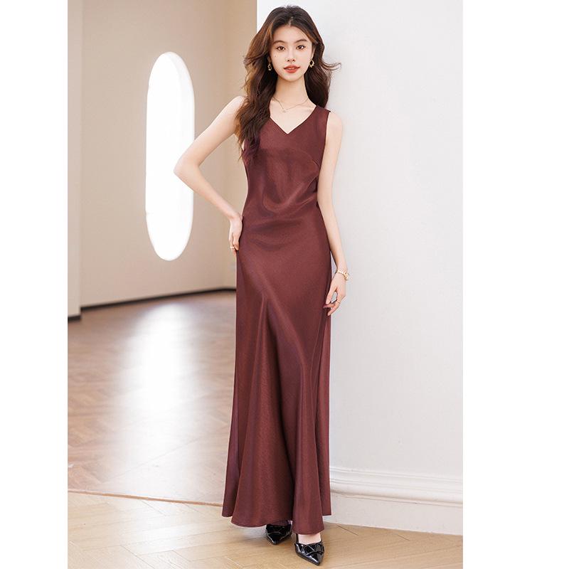 Women's Petite Acetate Satin Blazer & Dress Set - Spring 2026 Collection