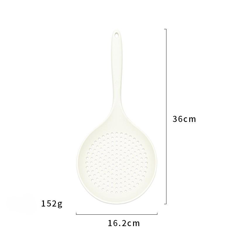 

1 шт. силиконовый пищевой сито ложка дренажный гаджет креативный кулинарный шпатель большой дуршлаг суповое сито бытовой кухонный инструмент Large white colander
