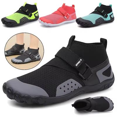 Unisex Schwimmen Wasser Schuhe High Top Barfuß Strand Aqua Schuhe Outdoor Sport Wandern Waten Turnschuhe Fitness Tauchen Surf Sandalen