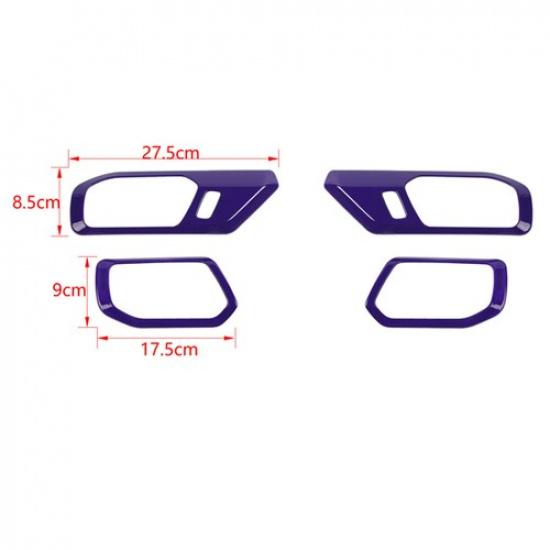 Lila Style Innen Türgriff Schale Abdeckung Zierrahmen für Ford Bronco -2025