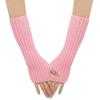 Arm Warmers Autumn Winter Cuffs Hand Sleeves Long Wool Gloves Men Women Knit Sleeves Warm Elastic Fashion Lady Sexy