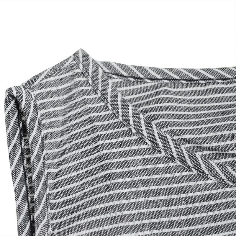 Striped Crew Neck Sleeveless Plus Size Slim-fit Dress