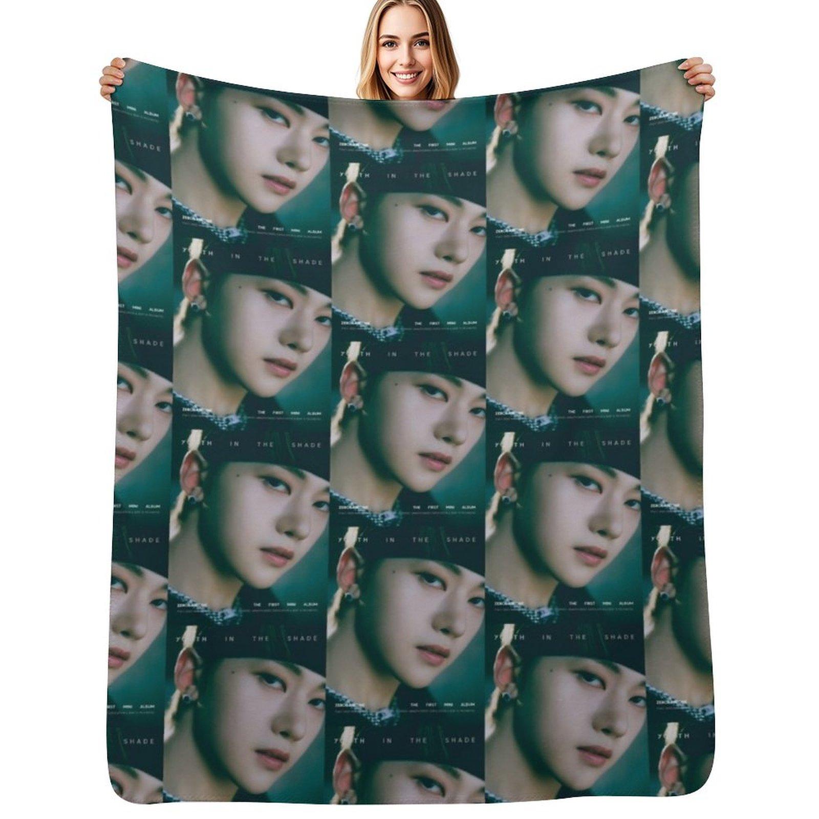 ZEROBASEONE (ZB1) SEOK MATHEW - YOUTH IN THE SHADE Throw Blanket Lightweight Cozy Blanket for Bed Sofa 75X95CM