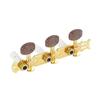 Agate Head Classical Guitar Tuning Pegs - Open-Type, Three-In-Line