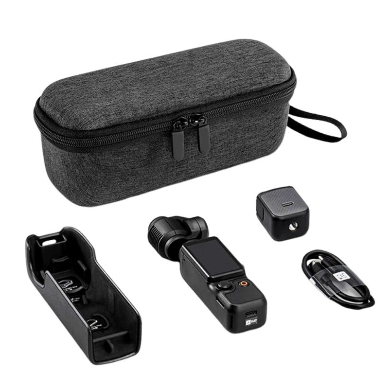 Camera Case Featuring Durability Fabric and Smooth Zippered System Travel Friendly for Pocket 3 Holder