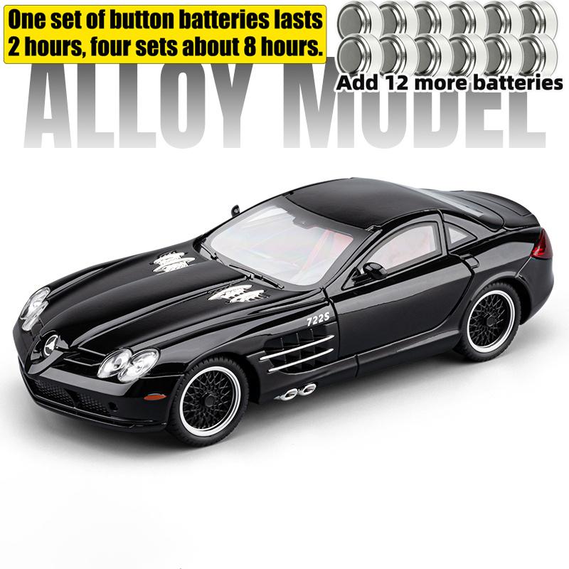 1:24 Benz SLR McLaren 722 S Roadster Speedster Supercar Alloy Metal Diecast Model Car Valentine's Day Gift For Boyfriend Collect