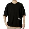 Puma Letter Print Breathable Sports Casual American Vintage Short Sleeve T-Shirt Men Tops Black 539500-01