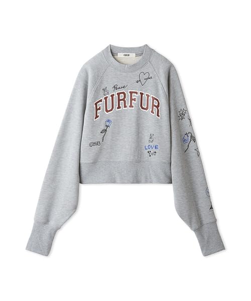 Furfur TAPPEI Collaboration Tattoo Skin Pull RWCT244090 GRY Women's