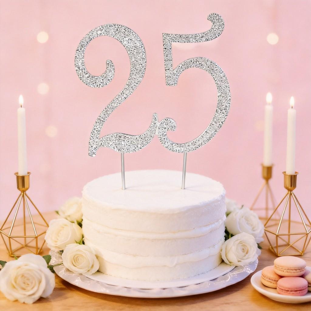 Wedding Cake Topper Holder With Alloy Metal For Anniversary Celebrations And Birthdays