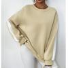 Womens Oversized Sweatshirts  Fleece O Neck Pullover Sweaters Casual Comfy Fall Fashion Outfits Preppy Clothes