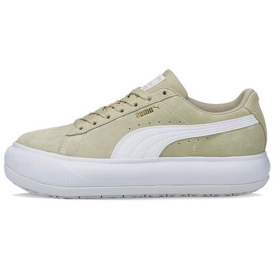 Wildleder Mayu Putty Damen Sneakers Braun Weiß 380686-16