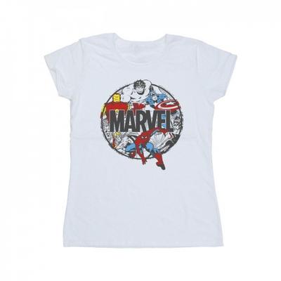 Womens/Ladies Comics Character Circle Cotton T-Shirt