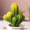 Realistic Flocked Succulents: Small Artificial Green Plant Wall Decor for Interiors