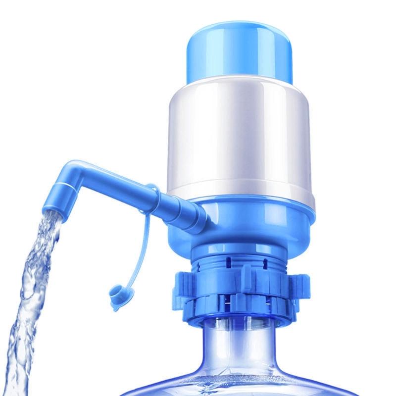 Hand Operated Water Fountain Pump Manual Water Pump Plastic Water Press Pump Perfect for Camping Sports and Home Use