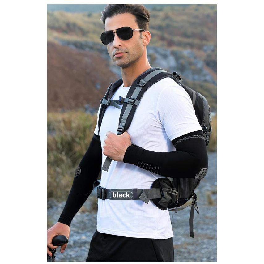 Upf50 Ice Sleeve Outdoor Uv Protection Sunscreen Arm Cover Driving Riding Cool Ice Silk Sleeve Sun Prtoction Riding Arm