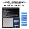 Mini Electronic Scale Pocket Digital Scale for Gold Sterling Silver Jewelry Scale Precision Scale 200/500g/1000gX0.01g/0.1g