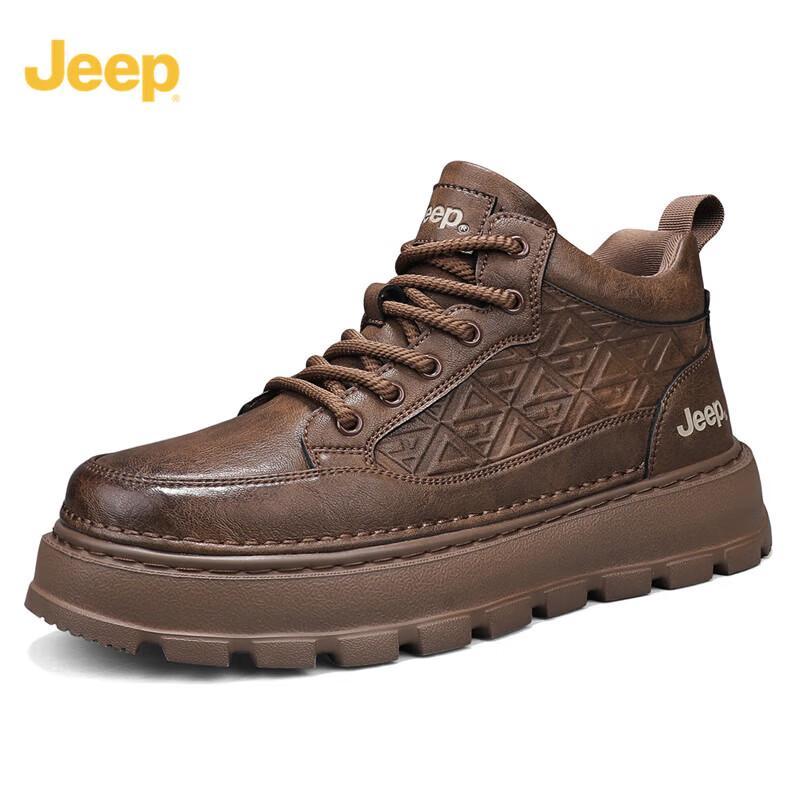 JEEP Men's Casual Platform Martin Boots