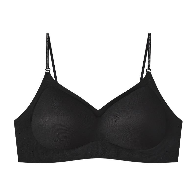 

Pure Desire Ultra-Thin Seamless Invisible Halter Bra with U-Shaped Back and Fixed Cups Small