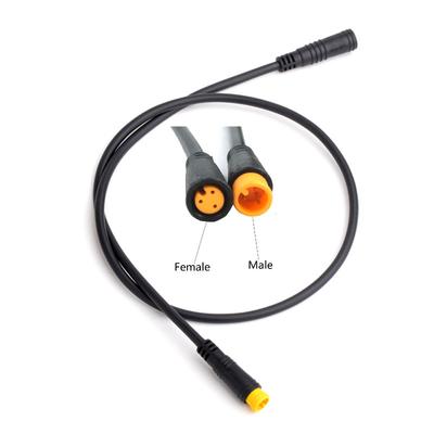Julet 3 5 6 Pin Extension Cables Waterproof Connector Julet Cable Mini Base For Ebike Display Female Male Electric Bicycle Parts