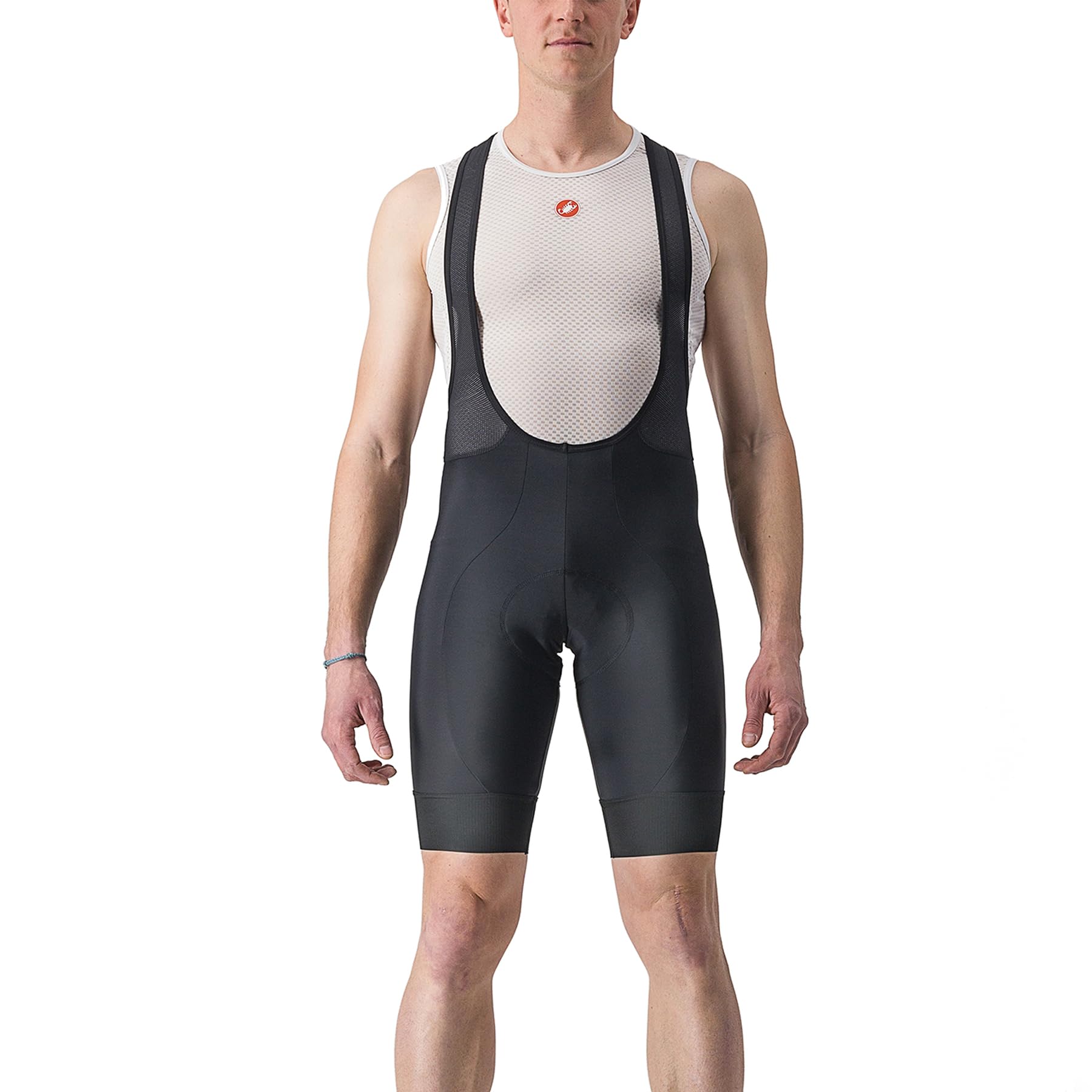 

Castelli Entrata 2 Bib Shorts for Road Gravel Size Small Men s & Bikes, I, Black,