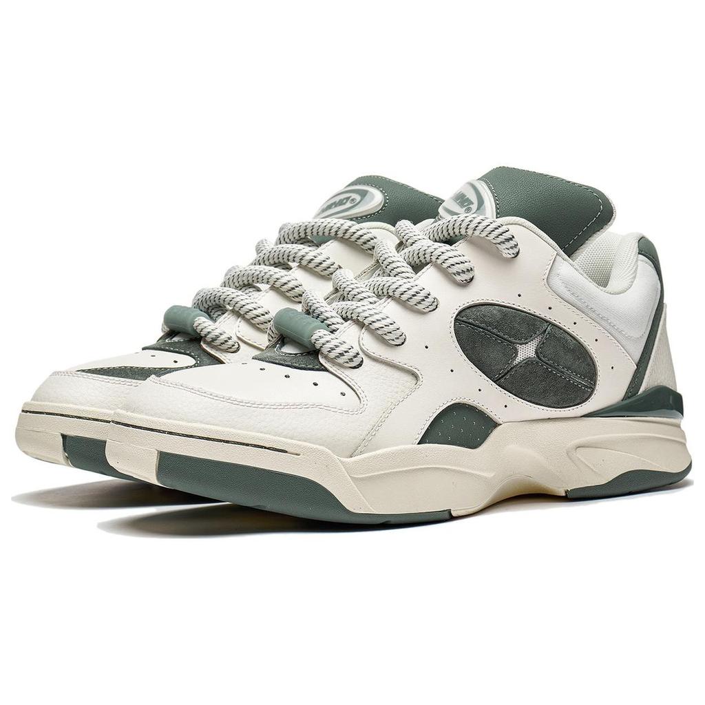 Li Ning Shooting Star Pohodlné Tlumící Odolné Nízké Top Neformální Boty Unisex Neformální Boty Qianshan-Zelená AZGT085-3