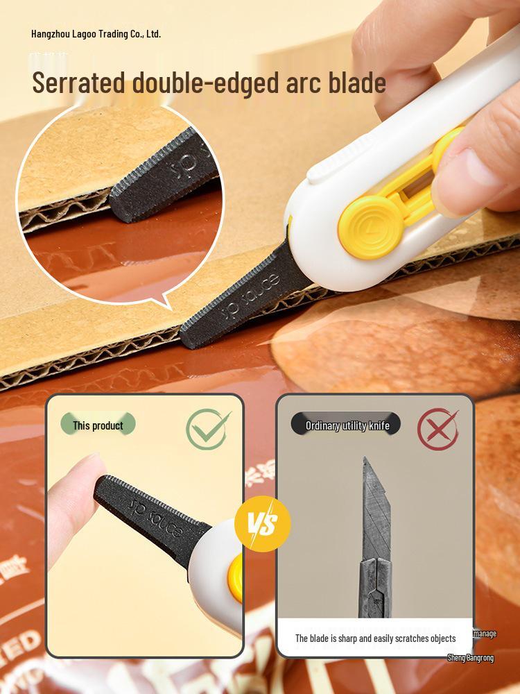 Japan Magnetic Unboxing Knife - Anti-Stick, Portable Utility Knife for Express Parcels & Cardboard Boxes