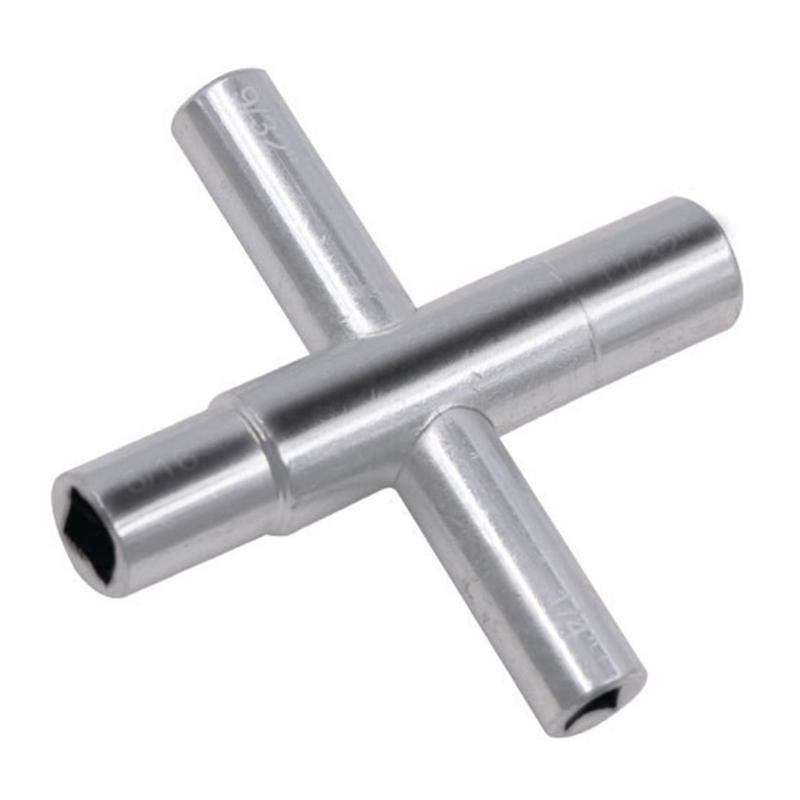 Professional Carbon Steel Crosses Head Water Valving Spanner Faucet Wrench Suitable For Different Pipe Fittings And Size