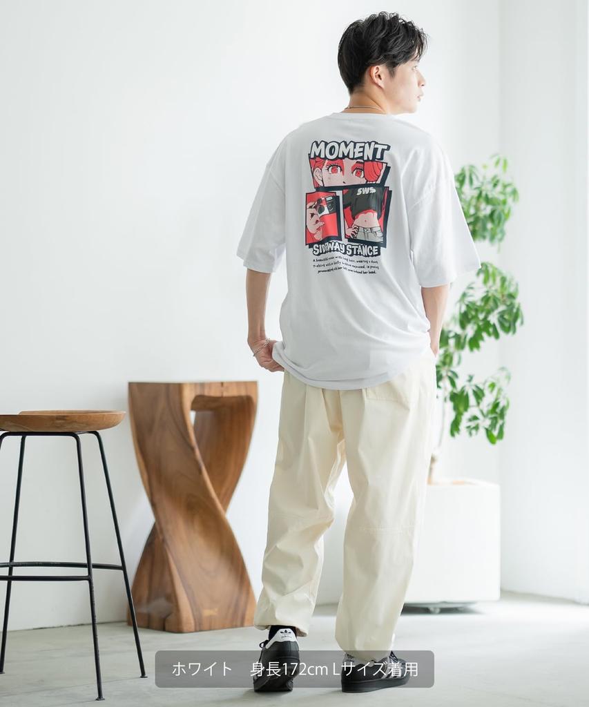 IMPROMES Casual SIDEWAYSTANCE Moment Girl Short Sleeve T-Shirt, Men's, Red