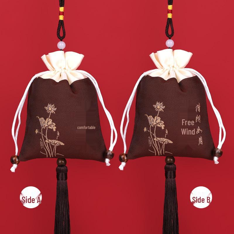 Embroidered Lavender Sachet: Dragon Boat Festival Car Pendant, Mosquito Repellent for Babies and Kids