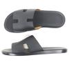 Pristine HERMES Sandals Izmir H logo design shower sandals slides black Used