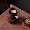 Yilutang Handcrafted Zisha Red Clay Teapot & Warmer Set
