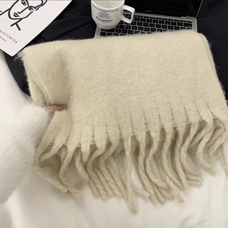 DUTRIEUX Winter Solid Brushed Warm Scarf