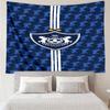 Qarabag Soccer Team Crest Design Tapestry Room Decoration Wall Hanging for Living Room Bedroom, Dormitory, Birthday and Christmas Gifts