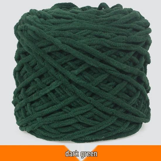 Plush Wool Yarn for Hand-Knitted Crochet Shoes & Slippers