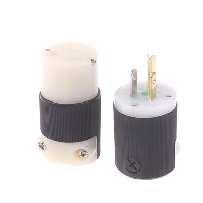 Hifi Audio Prise Américaine Connecteur Mâle d'Alimentation AC en Cuivre Standard Américain Hbl5266C Nema 5-15P/15R