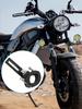 1Pcs Universal Motorcycle LED Light Mount – Shock-Absorbing Clamp, Adjustable 2.2-3.8cm, Rubber-Padded, Easy Install, No Drillin