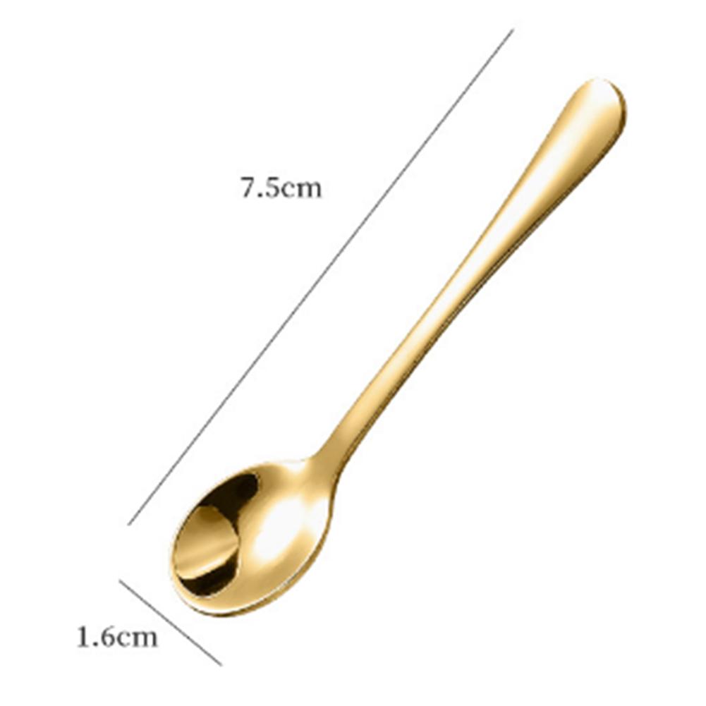 Alltagsbenutzer Edelstahl Löffel Gewürzschaufeln 7,5*6 cm 304 Edelstahl Leicht zu Reinigen Elegantes Design Ergonomische Griffe