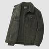 Corduroy Jacket Men's Autumn and Winter New Versatile Plus Velvet Thickened Jacket Men's Business Casual Handsome Cotton Jacket