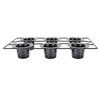 6 Cup Popover Pan for Baking   Non Stick Sturdy Carbon Steel Bakeware Easy to Clean for Pudding Muffins Popovers