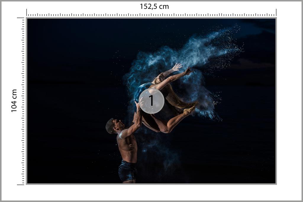 Photomural Contemporary Dancers Structural Vinyl 152.5x104