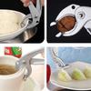 Ergonomic Handle Heat Resistant Tongs Clamp Aluminum Hot Plates Gripper Bowl Holder Clip Multipurpose Nut Cracker Tool