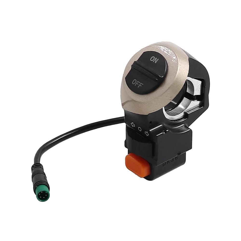 Turn Signals Switch 5pin For Kugoo M4 Pro Electric Scooter On Off Power Horn Left Right Turn Lights Handlebar Parts
