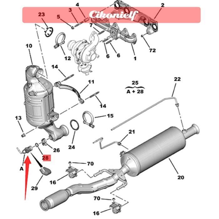 Cikonielf Engine Fuel Injector Aluminum Alloy 9802763880 for