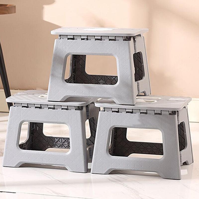 Klapphocker Tragbarer Haushaltsstuhl Leichte kleine Bank für Outdoor-Camping Platzsparender und rutschfester Hocker