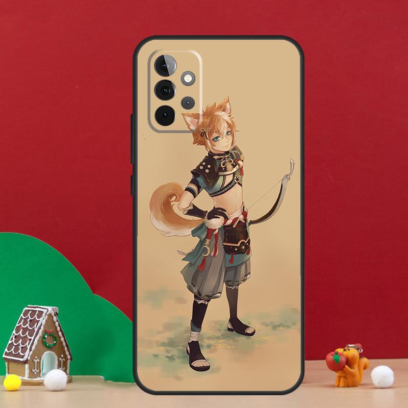 Genshin Impact Gorou Case For Samsung Galaxy A17 A06 A16 A56 A36 A54 A34 A14 A52 A32 A13 A23 A33 A53 A15 A35 A55