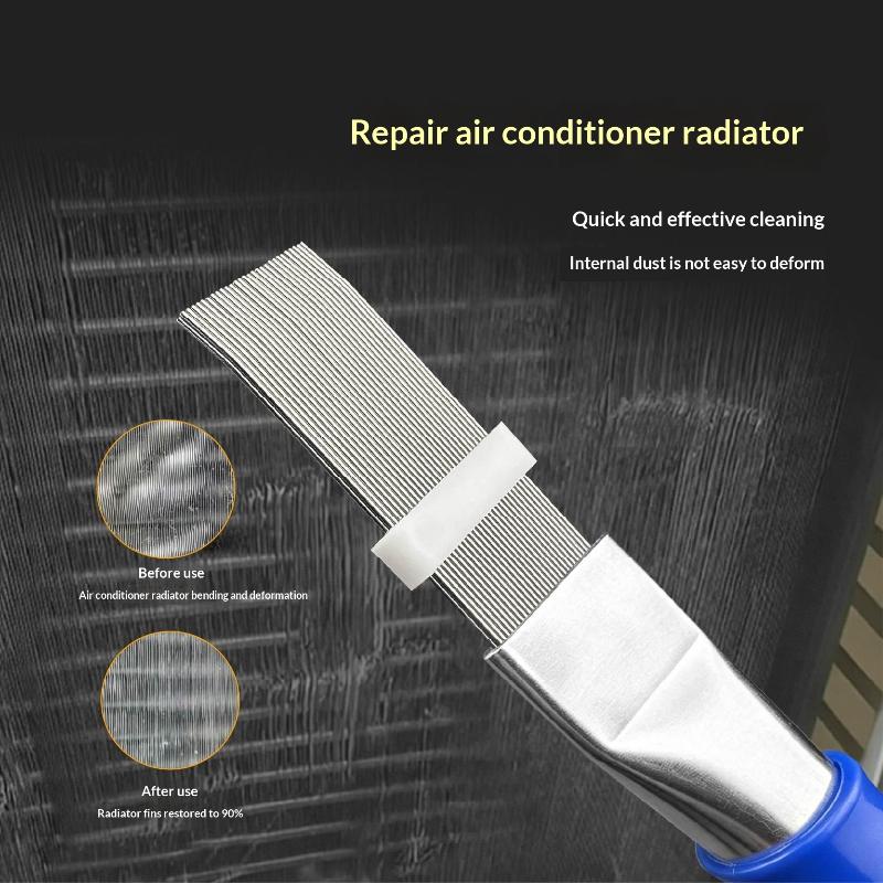 Reusable Ac Fin Comb Air Conditioner Radiator Cleaner Tool For Home Apartment Hotel Dorm Rental Kitchen Bedroom