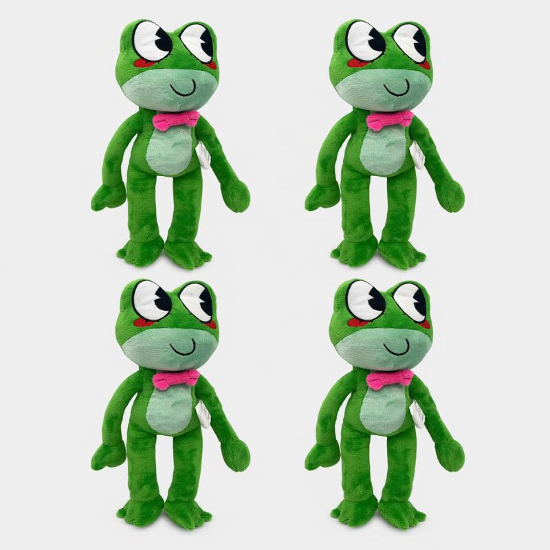 Frog Plush Toy  Cute Soft Stuffed Animal Plushie Doll Kawaii Frog Character Kids Birthday Gift Room Decoration Home Collectible