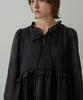 WIOE Shallot Ruffle Mini Dress_Black